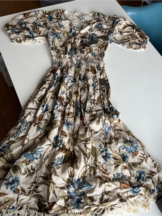 Zimmermann Dresses & Skirts - Zimmermann Aliane Shirred Waist Dress